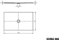 Kaldewei Scona Duschwanne 496600010199 75x120cm, Ohne Effekt/Antislip, Manhattan -Geberit Store Kaldewei Scona Duschwanne 496600010199 75x120cm ohne Effekt Antislip manhattan 4