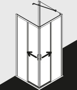 Kermi Liga Eckeinstieg-Hälfte Gleitt. 2-tlg. Bodenfrei LIC2L075201PK 75x200cm, Silber Mattglanz, ESG Klar Clean, Links, Auf Duschwanne 10 Kermi Liga Eckeinstieg-Hälfte Gleitt. 2-tlg. Bodenfrei LIC2L075201PK 75x200cm, Silber Mattglanz, ESG Klar Clean, Links, Auf Duschwanne -Geberit Store Kermi Liga Eckeinstieg Haelfte Gleitt. 2 tlg. bodenfrei LIC2L075201PK 75x200cm silber mattglanz ESG klar Clean links auf Duschwanne 2