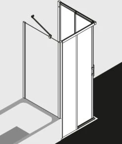 Kermi Liga Eckeinstieg-Hälfte Gleitt. 2-tlg. Bodenfrei LIC2L075201PK 75x200cm, Silber Mattglanz, ESG Klar Clean, Links, Auf Duschwanne 13 Kermi Liga Eckeinstieg-Hälfte Gleitt. 2-tlg. Bodenfrei LIC2L075201PK 75x200cm, Silber Mattglanz, ESG Klar Clean, Links, Auf Duschwanne -Geberit Store Kermi Liga Eckeinstieg Haelfte Gleitt. 2 tlg. bodenfrei LIC2L075201PK 75x200cm silber mattglanz ESG klar Clean links auf Duschwanne 5