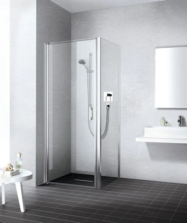 Kermi Liga Pendeltür Für Seitenwand LI1WR10518VAK 105x185cm, Silber Hochglanz, ESG Klar, Rechts, Auf Duschwanne 5 Kermi Liga Pendeltür Für Seitenwand LI1WR10518VAK 105x185cm, Silber Hochglanz, ESG Klar, Rechts, Auf Duschwanne – Bild 3