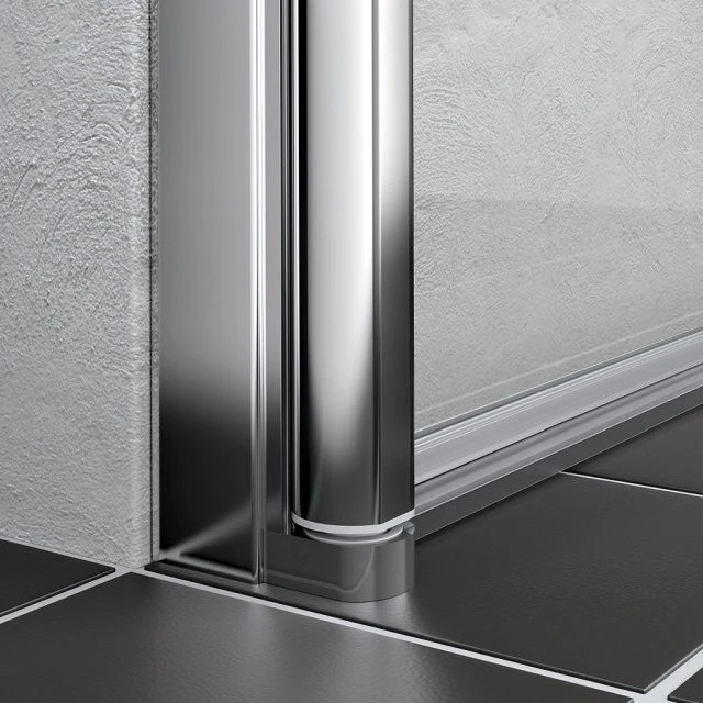 Kermi Liga Pendeltür Für Seitenwand LI1WR10518VAK 105x185cm, Silber Hochglanz, ESG Klar, Rechts, Auf Duschwanne 6 Kermi Liga Pendeltür Für Seitenwand LI1WR10518VAK 105x185cm, Silber Hochglanz, ESG Klar, Rechts, Auf Duschwanne – Bild 4