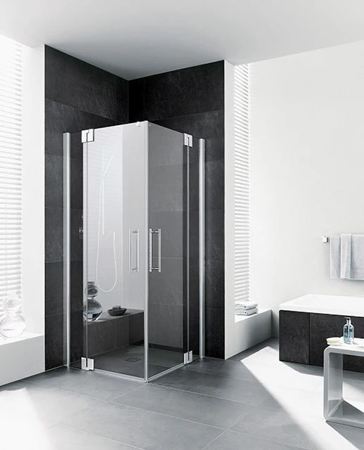 Kermi Pasa XP Eckeinstieg-Pendeltür Mit Festfeld PXEPR09020VAK 90x200cm, Silber Hochglanz, ESG Klar, Halbteil Rechts, Auf Duschwanne 3 Kermi Pasa XP Eckeinstieg-Pendeltür Mit Festfeld PXEPR09020VAK 90x200cm, Silber Hochglanz, ESG Klar, Halbteil Rechts, Auf Duschwanne