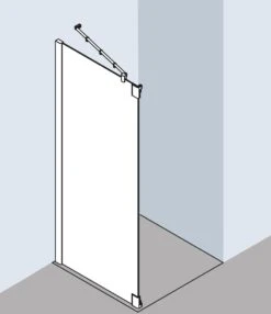 Kermi Pasa XP Seitenwand F Pendeltür 1-fl. Und Festfeld PXTFR09020VPK 90x200cm, Silber Hochglanz, ESG Klar Clean, Rechts, Auf Duschwanne -Geberit Store Kermi Pasa XP Seitenwand f Pendeltuer 1 fl. und Festfeld PXTFR09020VPK 90x200cm silber hochglanz ESG klar Clean rechts auf Duschwanne 2