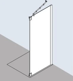 Kermi Pasa XP Seitenwand F Pendeltür 1-fl. Und Festfeld PXTFR09020VPK 90x200cm, Silber Hochglanz, ESG Klar Clean, Rechts, Auf Duschwanne -Geberit Store Kermi Pasa XP Seitenwand f Pendeltuer 1 fl. und Festfeld PXTFR09020VPK 90x200cm silber hochglanz ESG klar Clean rechts auf Duschwanne 3