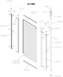 Kermi Vario 2000 Seitenwand V2TWD0701422K 61,4-64,6x140cm, Weiß, Kerolan Perl 9 Kermi Vario 2000 Seitenwand V2TWD0701422K 61,4-64,6x140cm, Weiß, Kerolan Perl -Geberit Store Kermi Vario 2000 Seitenwand V2TWD0701422K 614 646x140cm weiss Kerolan Perl 3