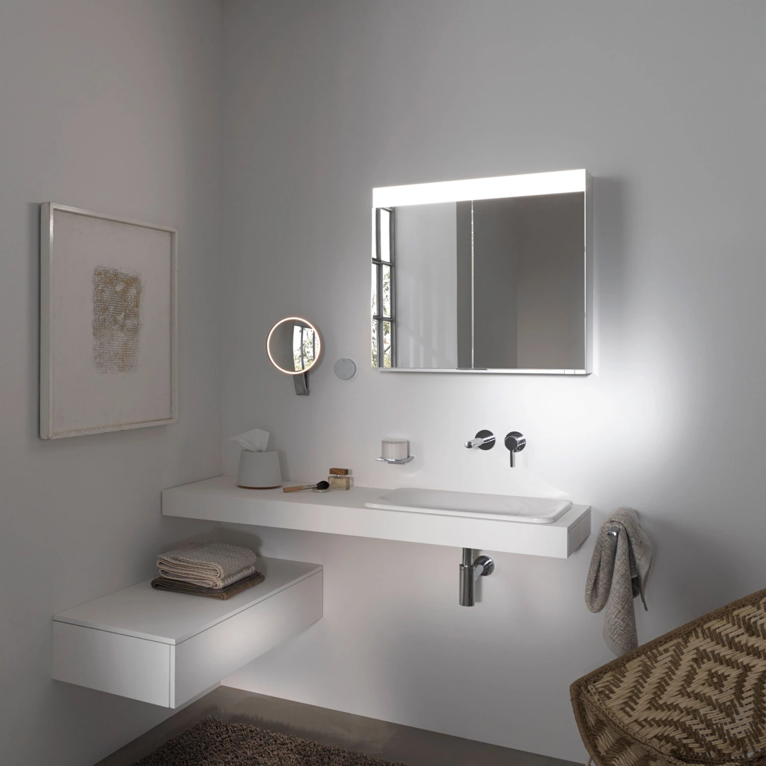 Keuco Edition 400 Spiegelschrank 21522171301 1060x650x167mm, Lichtfarbe Einstellbar, Wandvorbau 4 Keuco Edition 400 Spiegelschrank 21522171301 1060x650x167mm, Lichtfarbe Einstellbar, Wandvorbau – Bild 2