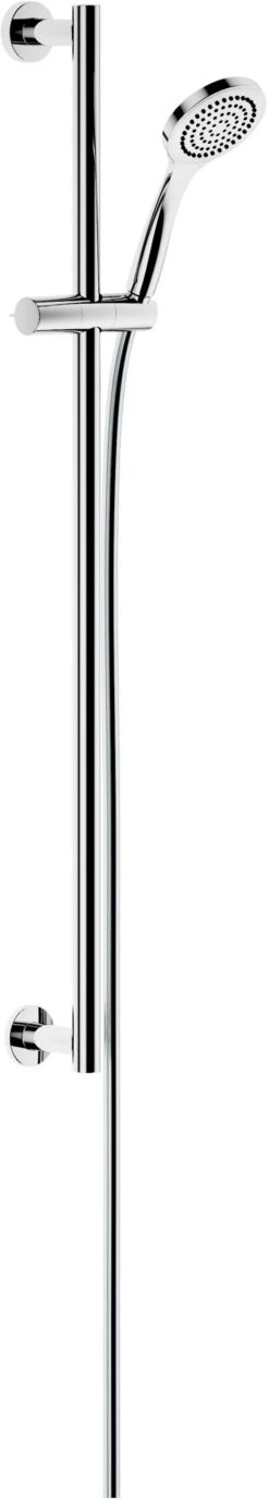 Keuco Ixmo Brause-Set 59587070921 Edelstahl, Mit Brause-Einhebelmischer, Rosette Rund