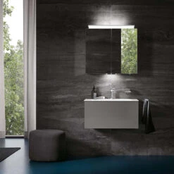 Keuco Royal L1 Spiegelschrank 13602171301 Silber-gebeizt- Eloxiert, 650x742x150mm -Geberit Store Keuco Royal L1 Spiegelschrank 13602171301 silber gebeizt eloxiert 650x742x150mm 2