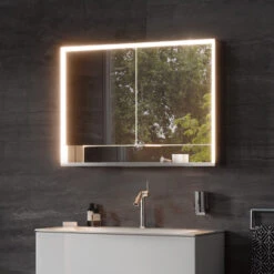 Keuco Royal Lumos Spiegelschrank 14302171301, 800x735x165mm, Mit LED-Beleuchtung