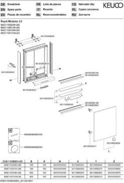 Keuco Royal Modular 2.0 Spiegelschrank 800011051000000 500 X 900 X 120 Mm, Ohne Steckdose, Wandvorbau, 1-türig, Beleuchtet, Links 7 Keuco Royal Modular 2.0 Spiegelschrank 800011051000000 500 X 900 X 120 Mm, Ohne Steckdose, Wandvorbau, 1-türig, Beleuchtet, Links -Geberit Store Keuco Royal Modular 2.0 Spiegelschrank 800011051000000 500 x 900 x 120 mm ohne Steckdose Wandvorbau 1 tuerig beleuchtet links 2