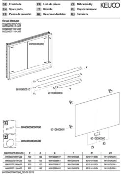 Keuco Royal Modular 2.0 Spiegelschrank 800200070000300 700 X 700 X 120 Mm, 1 Steckdose, 1 Doppel-USB-Ladestelle, Wandeinbau, 2-türig -Geberit Store Keuco Royal Modular 2.0 Spiegelschrank 800200070000300 700 x 700 x 120 mm 1 Steckdose 1 Doppel USB Ladestelle Wandeinbau 2 tuerig 2