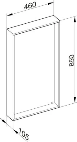 Keuco X-Line Kristallspiegel 33295181000 460x850x105mm, Cashmere, Unbeleuchtet 6 Keuco X-Line Kristallspiegel 33295181000 460x850x105mm, Cashmere, Unbeleuchtet -Geberit Store Keuco X Line Kristallspiegel 33295181000 460x850x105mm Cashmere unbeleuchtet 1