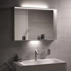 Keuco X-Line Lichtspiegel 33296292500 Beleuchtet, Inox, 800x700x105mm 9 Keuco X-Line Lichtspiegel 33296292500 Beleuchtet, Inox, 800x700x105mm -Geberit Store Keuco X Line Lichtspiegel 33296292500 beleuchtet Inox 800x700x105mm 1