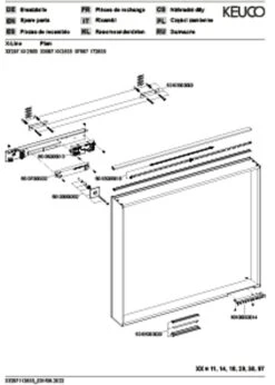 Keuco X-Line Lichtspiegel 33297182503 800x700x105mm, 33 Watt, Cashmere -Geberit Store Keuco X Line Lichtspiegel 33297182503 800x700x105mm 33 Watt cashmere 2