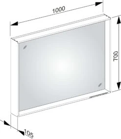 Keuco X-Line Lichtspiegel 33298303003 1000x700x105mm, 65+42 Watt, Weiß, Spiegelheizung 6 Keuco X-Line Lichtspiegel 33298303003 1000x700x105mm, 65+42 Watt, Weiß, Spiegelheizung -Geberit Store Keuco X Line Lichtspiegel 33298303003 1000x700x105mm 6542 Watt weiss Spiegelheizung 1