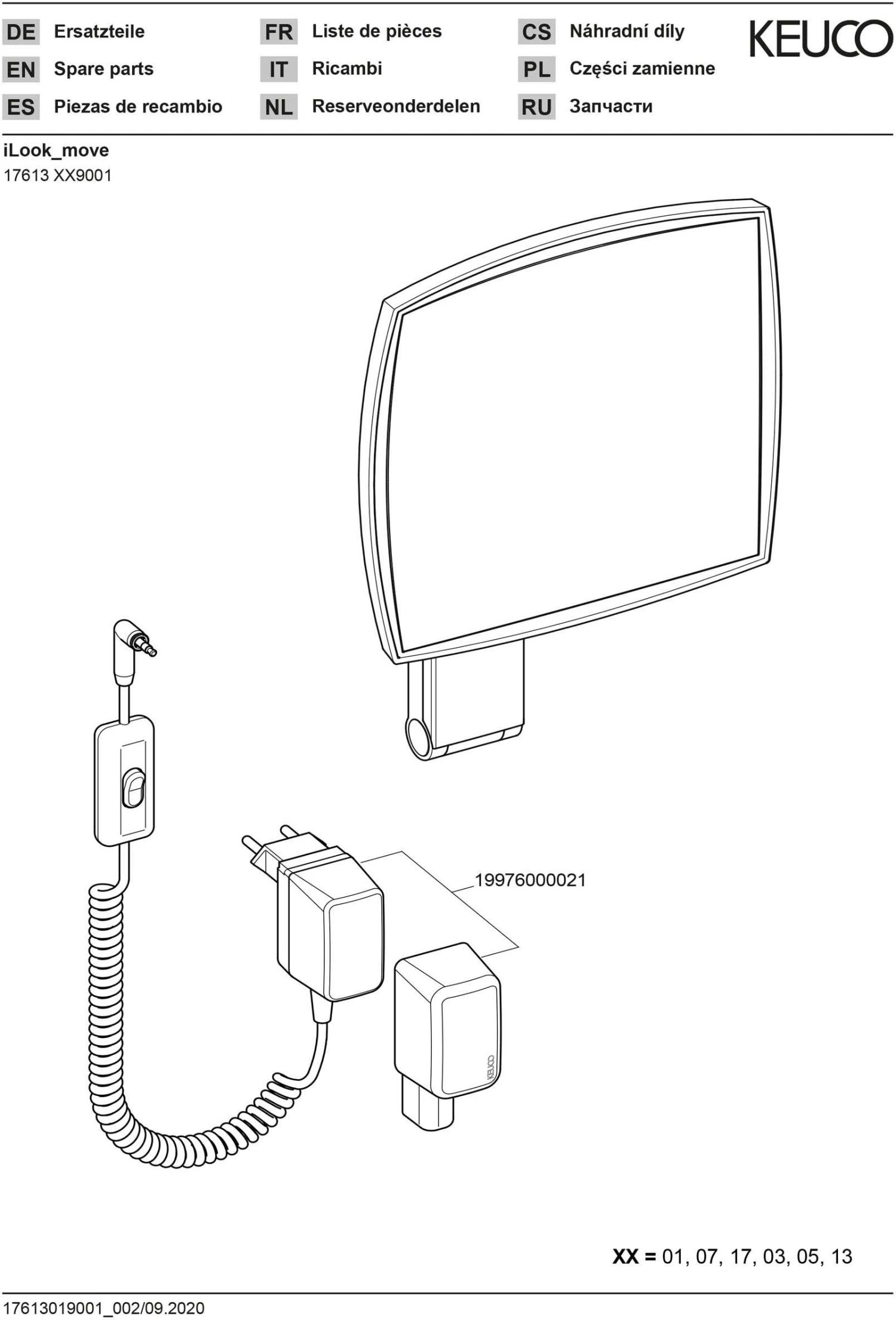 Keuco ILook_move Kosmetikspiegel 17613019001 Mit Steckertransformator, Beleuchtet 5 Keuco ILook_move Kosmetikspiegel 17613019001 Mit Steckertransformator, Beleuchtet – Bild 3