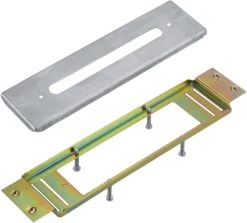 Kludi Montageplatte 761484600 Rohbau-Set Für 4-Loch-Wannenarmaturen