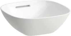 LAUFEN INO Waschtisch Schale 8123000001091, 35x35cm, Ohne Hahnloch, Mit Überl., Saphirkeramik