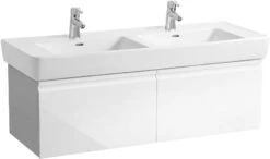 LAUFEN Pro A Waschtisch-Unterschrank H4830810954631 122x39x45cm, 2 Schubladen, Weiß