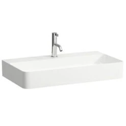 LAUFEN VAL Aufsatz Waschtisch 8162850001111 75x42cm, Mit Hahnloch, Ohne Überl., Saphirkeramik -Geberit Store LAUFEN VAL Aufsatz Waschtisch 8162850001111 75x42cm mit Hahnloch ohne Ueberl. Saphirkeramik 2
