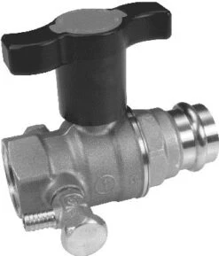 Opal Kugelhahn R851VY156 1 1/4"x35mm, Pressanschluss, Mit Flügelgriff