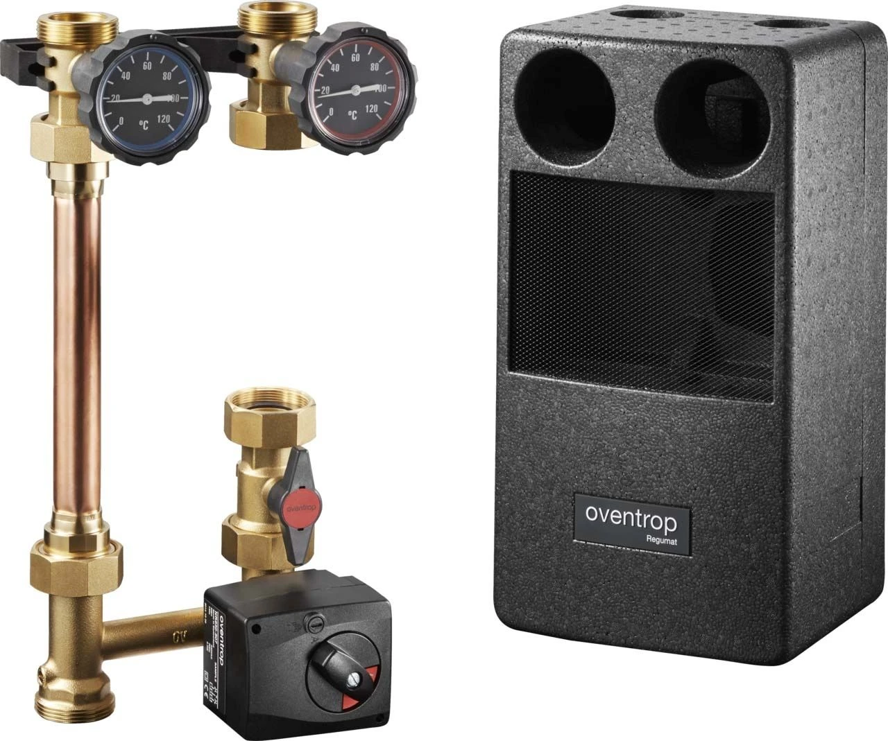 Oventrop Regumat S-180 Kesselanbindungssystem 1357270, DN 25, Ohne Pumpe, Mit Pumpenkugelhahn 3 Oventrop Regumat S-180 Kesselanbindungssystem 1357270, DN 25, Ohne Pumpe, Mit Pumpenkugelhahn