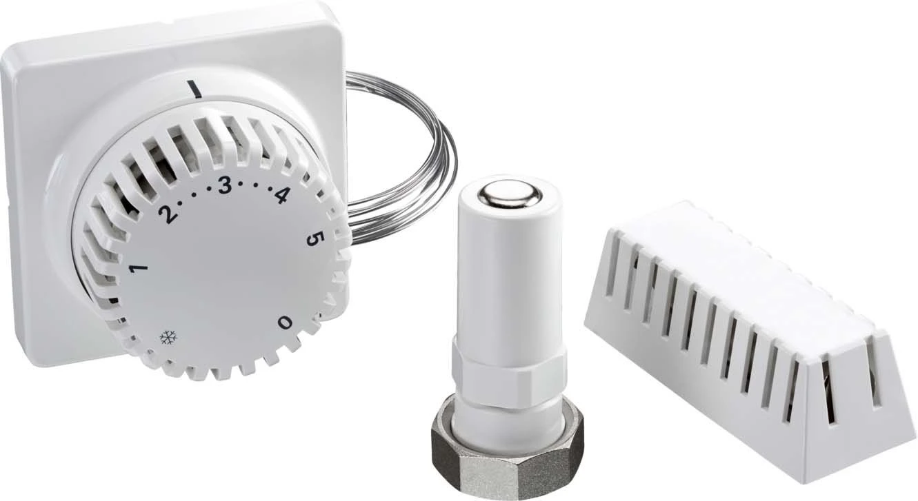 Oventrop Uni FH Thermostat 1012396 7-28 GradC, Nullstellung, Weiß, Mit Fernfühler, Kapillarrohr 5 M 3 Oventrop Uni FH Thermostat 1012396 7-28 GradC, Nullstellung, Weiß, Mit Fernfühler, Kapillarrohr 5 M