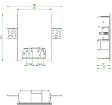 Oventrop Unibox Temperaturregler 1022782 R-Tronic Echtglas Weiß, Für Raum- Und Rücklauf 5 Oventrop Unibox Temperaturregler 1022782 R-Tronic Echtglas Weiß, Für Raum- Und Rücklauf – Bild 3