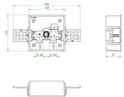 Oventrop Unibox Unterputzbox 1022726 Weiß, Zur Rücklauf-Absperrung -Geberit Store Oventrop Unibox Unterputzbox 1022726 weiss zur Ruecklauf Absperrung 1