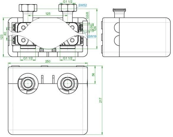 Oventrop Wärmeübertrager "Regumat" 1351696 30 Platten Bis 28 KW 4 Oventrop Wärmeübertrager "Regumat" 1351696 30 Platten Bis 28 KW – Bild 2