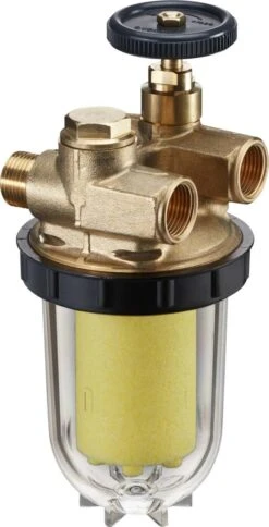 Oventrop Zweistrang-Heizölfilter 3/8" 2120503 Mit Filz-Einsatz 50-75My