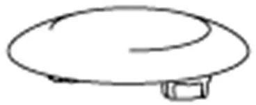 Pressalit Sitzring-Puffer A4002 Zum Eindrücken, Weiß 3 Pressalit Sitzring-Puffer A4002 Zum Eindrücken, Weiß