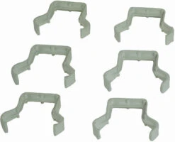 Purmo Befestigungsklammern AZ04MM900051010 Vertikal Typ 22, Für Seitenteile, 6er-Set