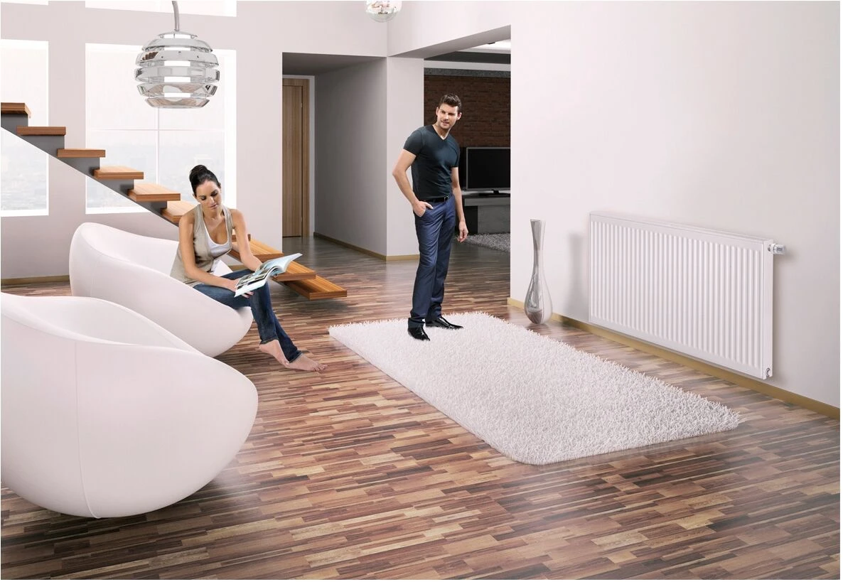 Purmo Compact Flachheizkörper F06110600701030 BH 600 Mm, BL 700 Mm, Weiß 4 Purmo Compact Flachheizkörper F06110600701030 BH 600 Mm, BL 700 Mm, Weiß – Bild 2