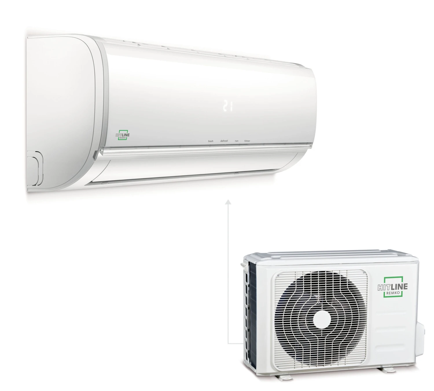 Remko Raumklima Wandgerät SKW 261 DC 1648261 Split-Ausführung, 2,6kW, Klimaanlage 3 Remko Raumklima Wandgerät SKW 261 DC 1648261 Split-Ausführung, 2,6kW, Klimaanlage