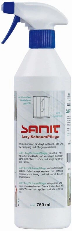 Sanit AcrylSchaumPflege 3040 750 Ml, Flasche