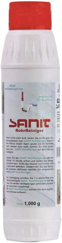 Sanit RohrReiniger 1000 G, Flasche