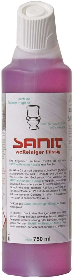 Sanit WC-Reiniger 3053 750 Ml, Flasche