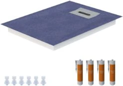 Schedel Line Flow Duschelement LI1KF901018 100 X 180 Cm, Vierseitiges Gefälle