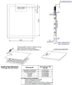 Schedel Line Flow Duschelement LI2KF608010 80 X 100 Cm, Einseitiges Gefälle 5 Schedel Line Flow Duschelement LI2KF608010 80 X 100 Cm, Einseitiges Gefälle -Geberit Store Schedel Line Flow Duschelement LI2KF608010 80 x 100 cm einseitiges Gefaelle 1