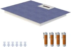 Schedel Line Flow Duschelement LI2KF901280 120 X 80 Cm, Einseitiges Gefälle