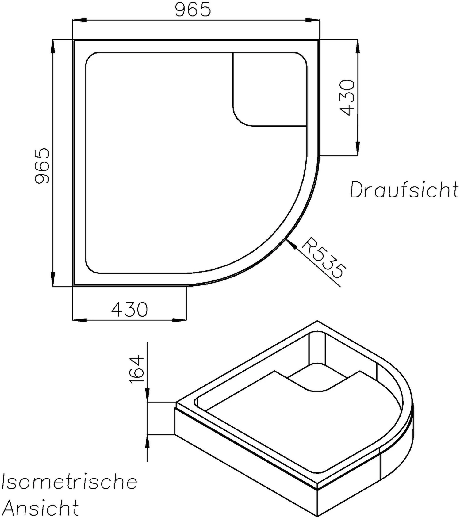 Schedel Villeroy & Boch O.Novo Duschwannenträger SD22579 100x100x6cm, VK, Höhe 16,4cm 4 Schedel Villeroy & Boch O.Novo Duschwannenträger SD22579 100x100x6cm, VK, Höhe 16,4cm – Bild 2