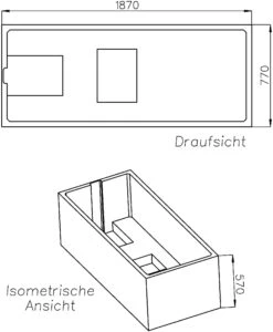 Schedel Wannenträger SW12525 190x80cm, Höhe 57cm 5 Schedel Wannenträger SW12525 190x80cm, Höhe 57cm -Geberit Store Schedel Wannentraeger SW12525 190x80cm Hoehe 57cm 1