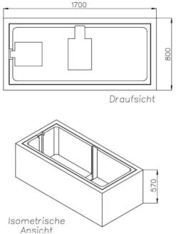 Schedel Wannenträger SW14779 160x70cm, Höhe 57cm 5 Schedel Wannenträger SW14779 160x70cm, Höhe 57cm -Geberit Store Schedel Wannentraeger SW14779 160x70cm Hoehe 57cm 1