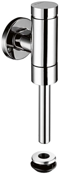 Schell Druckspüler Schellomat Basic SV 024770699 Mit Absperrventil, DN 15, Chrom, Für Urinal