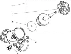 Schlösser Freistromventil 0015105000001 DN 50, G 2, Mit Entleerung, Steigende Spindel -Geberit Store Schloesser Freistromventil 0015105000001 DN 50 G 2 mit Entleerung steigende Spindel 2