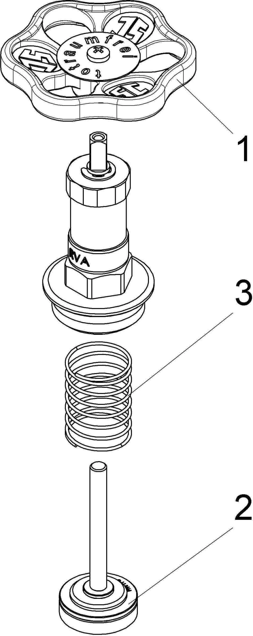 Schlösser KFR-Ventil-Oberteil 0018211500001 DN 15, G 1/2, Messing, Nichtsteigende Spindel 5 Schlösser KFR-Ventil-Oberteil 0018211500001 DN 15, G 1/2, Messing, Nichtsteigende Spindel – Bild 3
