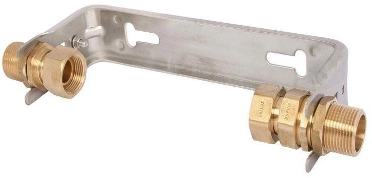 Schlösser Wasserzähler-Bügel 0022502500001 1" Qn 2,5, Starr, Waagerecht, Edelstahl, Verschraubungen 3 Schlösser Wasserzähler-Bügel 0022502500001 1" Qn 2,5, Starr, Waagerecht, Edelstahl, Verschraubungen