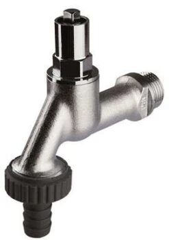 Seppelfricke Auslaufventil 1152 DN 15, Matt-chrom, Für Steckschlüssel