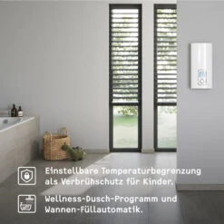 Stiebel Eltron Komfort-Durchlauferhitzer 202656 DHE 18/21/24 KW, Vollelektronisch, Weiß, 400 V -Geberit Store Stiebel Eltron Komfort Durchlauferhitzer 202656 DHE 18 21 24 kW vollelektronisch weiss 400 V 5